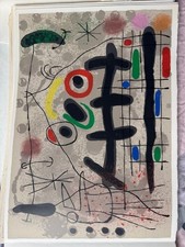 Joan Miro lithographie LE