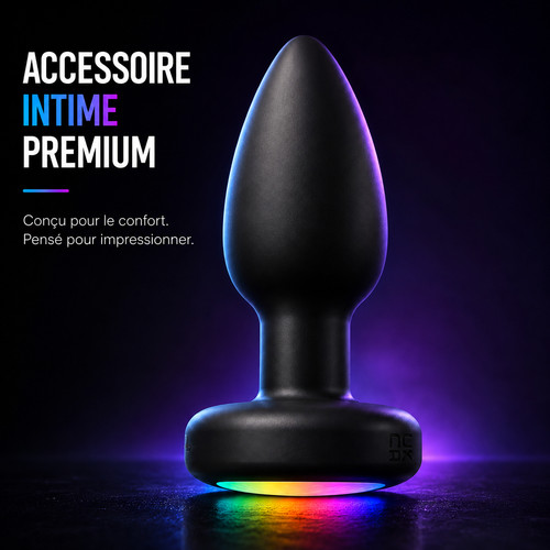 Plug anal vibrant silicone led - vibrant,