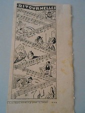 Ritornelle Music Sheet Music Image Print 1938