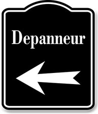 Depanneur Left Arrow BLACK