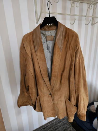 Veste daim camel - en, roth