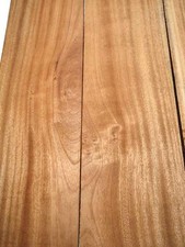 2X Lattes En Bois De Mahogany