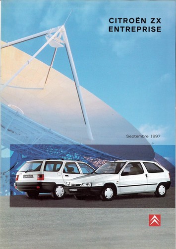 Catalogue brochure citroën - citroën, zx
