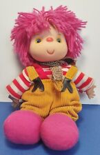 Jesmar Poupée Poupon  27 cm Corps Tissu et Tête et Mains en Plastique 1980s 🔵