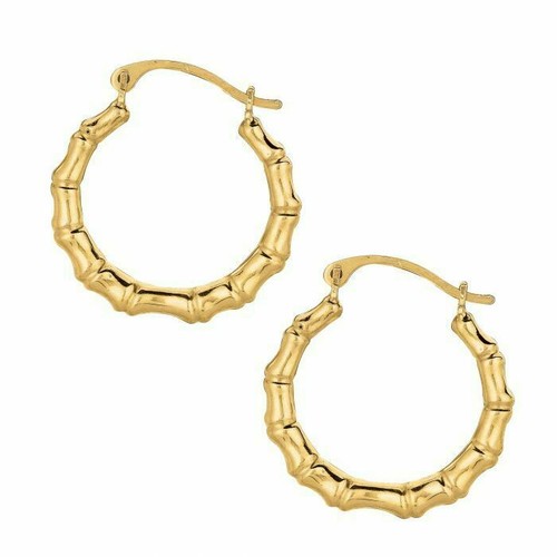 Boucles oreilles bambou - boucles, en