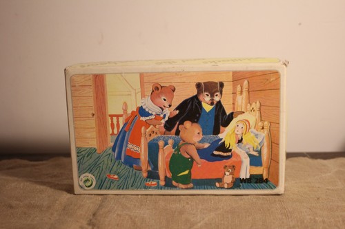 Ancien jeu boîte cubes - ancien, en