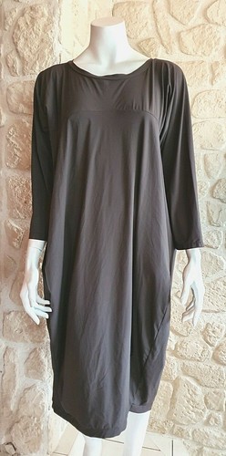 Robe marron ample neuve talia - robe,