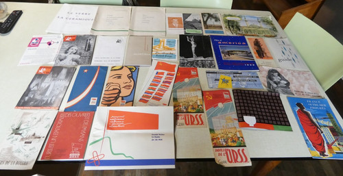 Lot brochures exposition - 27,