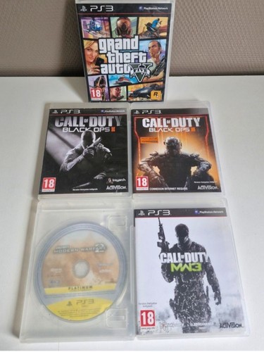 Lot jeux ps3 avec gta - 5, &