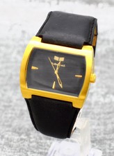 VESTAL DESTROYER LEATHER BAND MEN'S WRIST WATCH 43MM