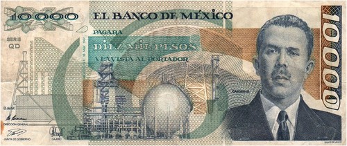 Mexico mexique 10000 pesos - mexico,