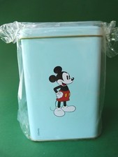 Boîte métalique bleue Mickey