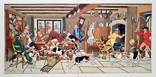 Lithographie eliott chasse - lithographie,,