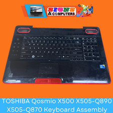 TOSHIBA Qosmio X500 X505-Q890 X505-Q870 Keyboard Assembly W/ Touchpad