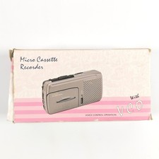 Dictaphone Enregisteur à Microcassette Recorder Voice + Micro