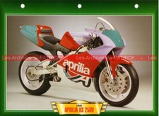 APRILIA RS 250 V RS250V ROTAX 1991 : Fiche Moto #001442