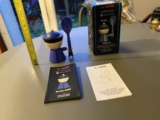 Alessi mr Chin coquetier salière cuillère. Giovannoni Takeda vintage cuisine