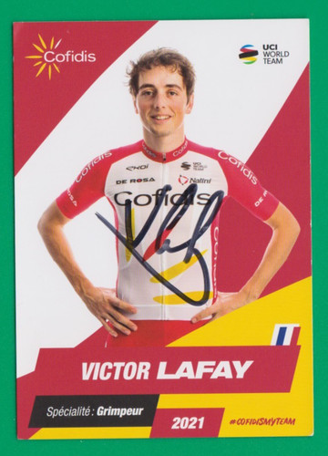 Cyclisme carte cycliste - carte, victor