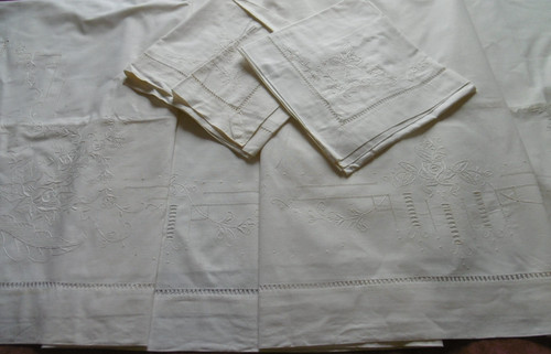 Parure lit drap 2 - 2, taies