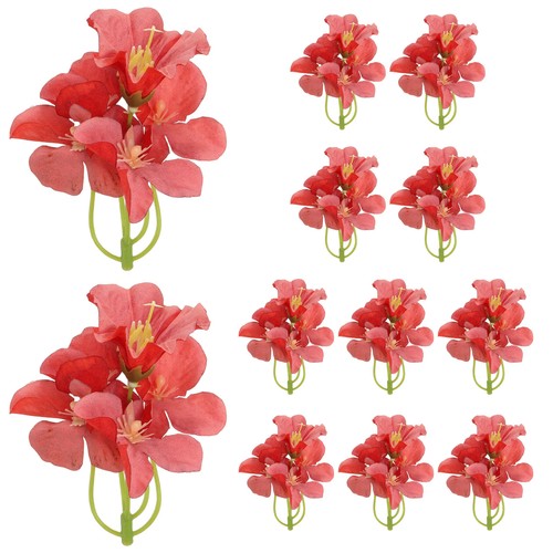 12pcs fleur orchidée bright - 12pcs,