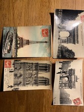 lot de 5 cartes postales