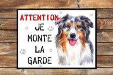 Plaque attention au chien