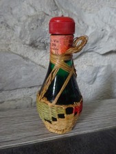 Mignonnette bouteille osier