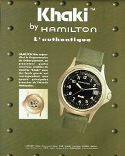 Advertising 1019 1994 Khaki by Hamilton US Army Landing Watch