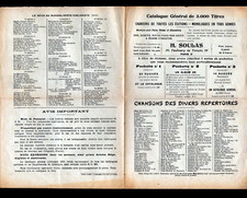 PARIS (X°) MUSIC SHEET MUSIC PUBLISHER "H. SOULAS" Tract 1920-1940