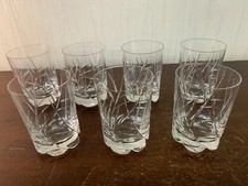 5 verres à whisky modèle Bléneau cristal Daum France (prix à la pièce)