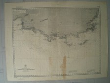 MARINE OCEANOGRAPHIQUE HYDROGRAPHIQUE Côtes de FRANCE:  MARSEILLE à CAP CAMARAT