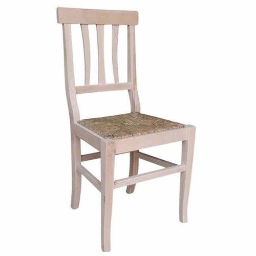 Chaise vittoria bois brut - chaise,