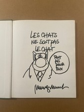 Philippe Geluck - Dédicace dans l'album : Les chats (Vercruyce) - Octobre 1995
