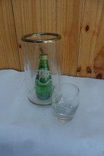 SEAU A GLACE PERRIER  EN PLASTIQUE TRANSPARENT DOUBLE PAROI.