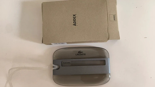 étiquette bagage lacoste - étiquette,