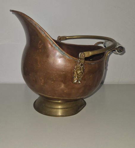 Seau charbon vintage en - vintage,