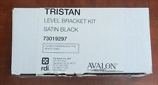 Avalon Tristan Satin Black Level Bracket Kit 73019297 Aluminum Railing