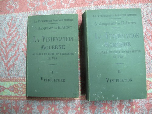Vinification moderne ou - la,