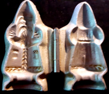 N°791/21- ANCIEN MOULE PERE NOËL  A¨PÂTE D'AMANDES,MASSEPAIN No Chocolat 8cm