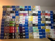 Ravensburger- Lot 46 x Puzzles 1000 pieces - Pokémon - Minecraft - DC - Mario