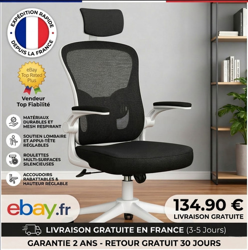 Fauteuil bureau ergonomique - de,