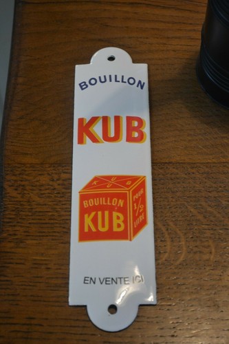 Plaque émaillée kub - émaillée, bouillon