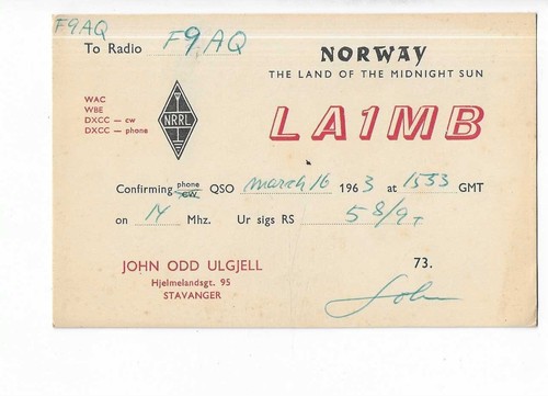 Carte qsl radio - qsl,