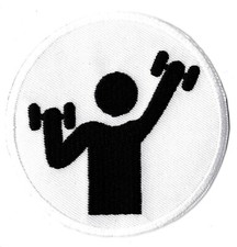 Bodybuilding Sport Heat Sticker Embroidered Badge Fitness Patch Patch 