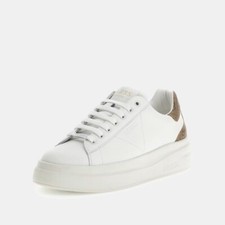 Chaussure Femme Véritable Cuir Guess FLJELBFAL12 WHBEI Blanc