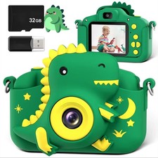 Appareil Photo Enfant Dinosaure 20MP HD 1080P avec Carte 32 Go – Mini Caméra Num