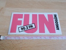 Autocollant FUN RADIO
