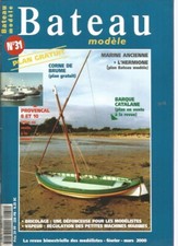 MODEL BOAT N°31 PLAN: MIST HORN / L'HERMIONE / PROVENCAL 8 and 10 /