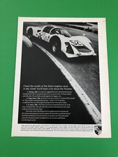 1966 PORSCHE CARRERA 6 911 912 LE MANS ORIGINAL PRINT AD ADVERTISEMENT PRINTED