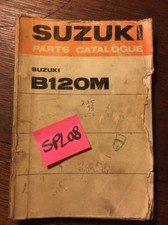Suzuki 125 B120M B120 M catalogue pièces détachées parts list moto